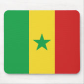 Tapis De Souris Drapeau sénégalais Mousepad (Devant)