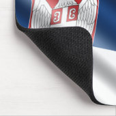 Tapis De Souris Drapeau serbe (Coin)