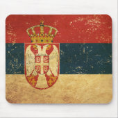 Tapis De Souris Drapeau Serbie (Devant)