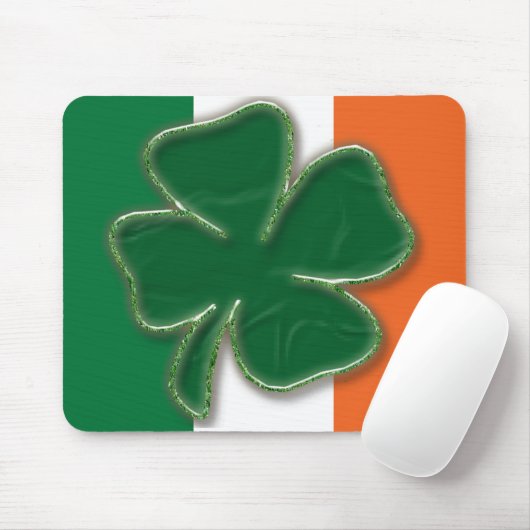 Tapis De Souris Drapeau shamrock Mousepad (Avec souris)