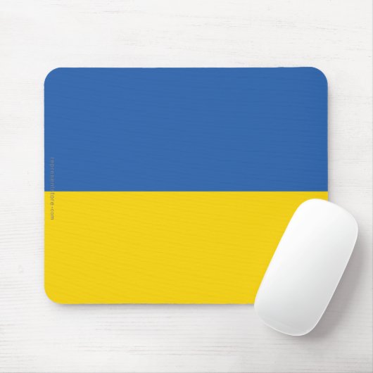 Tapis De Souris Drapeau simple de l'Ukraine (Avec souris)