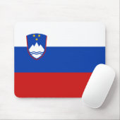Tapis De Souris Drapeau slovène Mousepad (Avec souris)