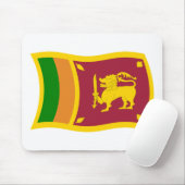 Tapis de souris Drapeau Sri Lanka (Avec souris)