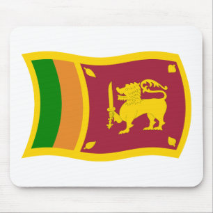 Tapis de souris Drapeau Sri Lanka