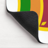 Tapis De Souris Drapeau Sri Lanka Mousepad (Coin)