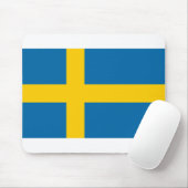 Tapis De Souris Drapeau Suède (Avec souris)
