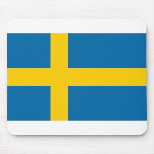 Tapis De Souris Drapeau Suède (Devant)