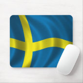 Tapis De Souris Drapeau suédois (Avec souris)