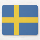 Tapis De Souris Drapeau suédois (Devant)