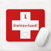 Tapis De Souris Drapeau suisse (Avec souris)