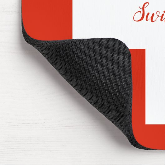 Tapis De Souris Drapeau Suisse (Coin)