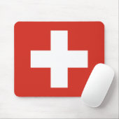 Tapis De Souris Drapeau suisse (Avec souris)