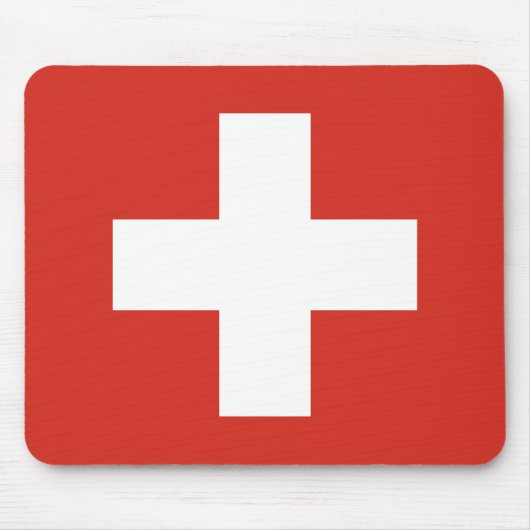 Tapis De Souris Drapeau suisse (Devant)