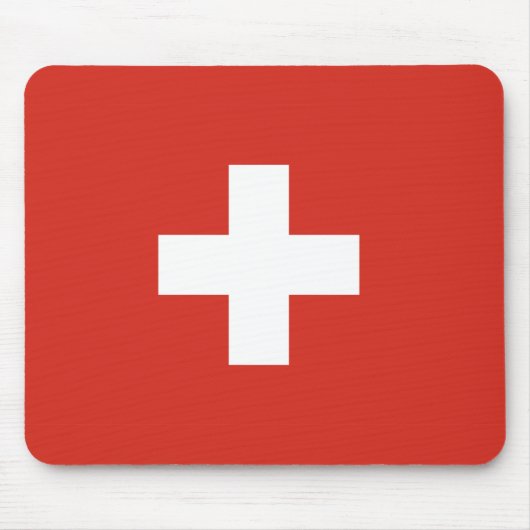 Tapis De Souris Drapeau suisse Mousepad (Devant)