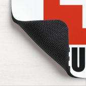Tapis De Souris (Drapeau suisse) Mousepad NEUTRE (Coin)