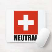Tapis De Souris (Drapeau suisse) Mousepad NEUTRE (Avec souris)