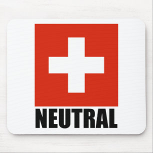 Tapis De Souris (Drapeau suisse) Mousepad NEUTRE