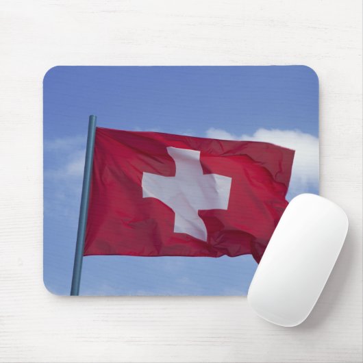 Tapis De Souris Drapeau suisse RF) (Avec souris)