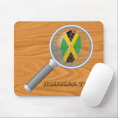 Tapis De Souris Drapeau tactile jamaïcain (Avec souris)