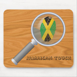 Tapis De Souris Drapeau tactile jamaïcain