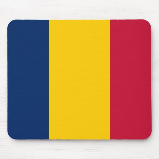 Tapis De Souris Drapeau Tchad (Devant)