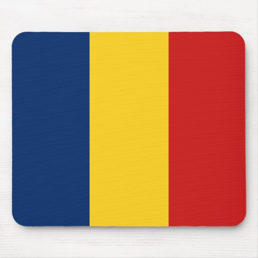 Tapis De Souris Drapeau Tchad Mousepad (Devant)