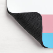 Tapis De Souris Drapeau trans (Coin)