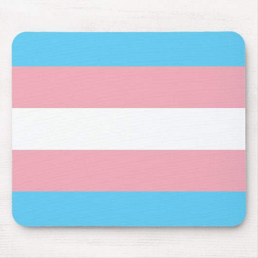 Tapis De Souris Drapeau trans (Devant)
