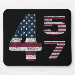 Tapis De Souris Drapeau Trump américain Made Trump 45 47 T