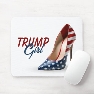 Tapis De Souris Drapeau TRUMP GIRL haute chaussure talon
