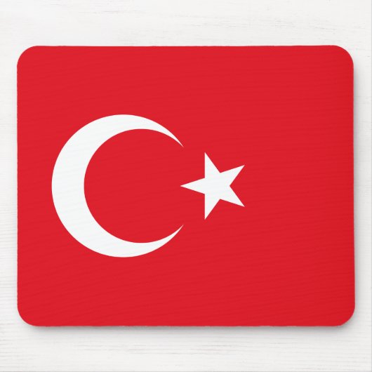Tapis De Souris Drapeau turc (Devant)