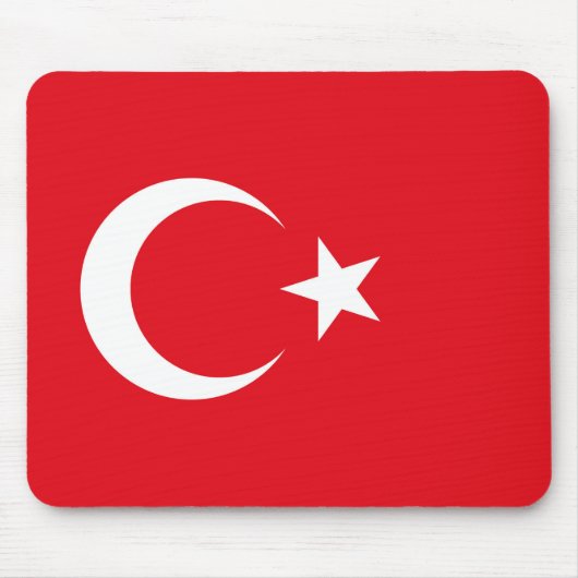 Tapis De Souris Drapeau turc (Devant)
