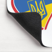 Tapis De Souris Drapeau Ukraine-Pologne (Coin)
