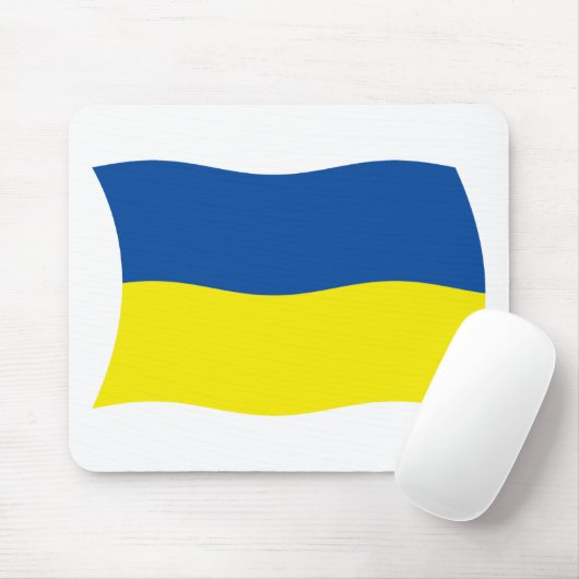 Tapis De Souris Drapeau ukrainien Mousepad (Avec souris)