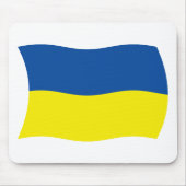 Tapis De Souris Drapeau ukrainien Mousepad (Devant)