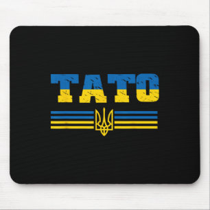 Tapis De Souris Drapeau ukrainien Tato Ukraine Papa père ukrainien