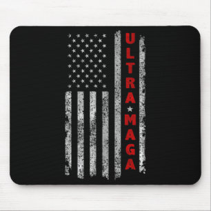 Tapis De Souris Drapeau Ultra MAGA Vintage American Ultra MAGA