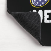 Tapis De Souris Drapeau US Sunglass Merica Memorial Day Patriotes  (Coin)