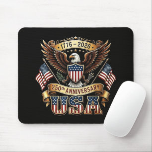 Tapis De Souris Drapeau USA 250e anniversaire 250 ans d'Amérique