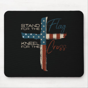 Tapis De Souris Drapeau Usa Citation religieuse 4 juillet Christia