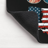Tapis De Souris Drapeau Usa États-Unis Patriotique 4 Juillet Améri (Coin)