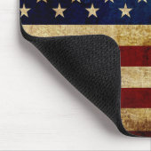 Tapis De Souris Drapeau USA / Grunged (Coin)