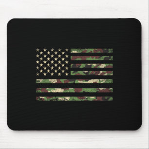 Tapis De Souris Drapeau Usa Patriotique 4 Juillet Camo Drapeau Amé