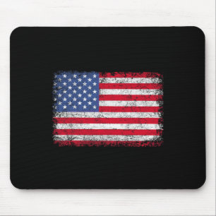 Tapis De Souris Drapeau Usa Patriotique 4 Juillet Pour Hommes Femm