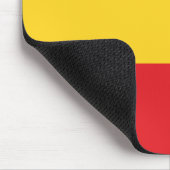 Tapis De Souris Drapeau vert, or (jaune) et rouge (Coin)