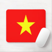 Tapis De Souris Drapeau vietnamien mousepties (Avec souris)
