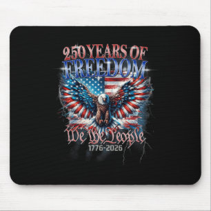 Tapis De Souris Drapeau Vintage 250 Ans Américain 1776 2026 250e É