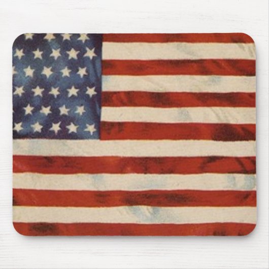 Tapis De Souris Drapeau vintage - Mousepad (Devant)