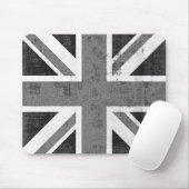 Tapis De Souris Drapeau vintage Royaume-Uni Mousepad (Avec souris)