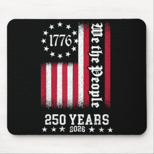 Tapis De Souris Drapeau vintage usa 250e anniversaire de l'indépen